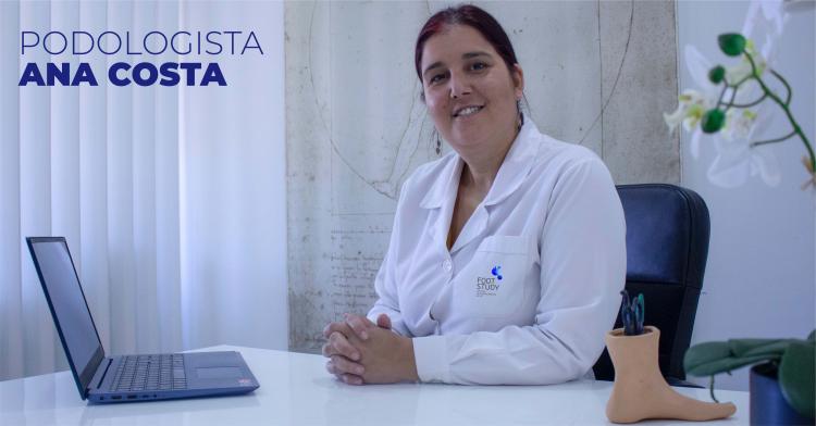 Podologista Ana Costa integra a equipa da FootStudy 